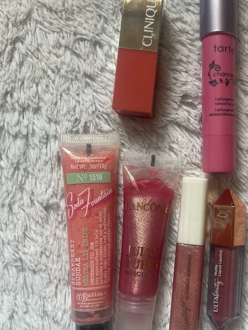Assorted Pink Lip Products: Brand New